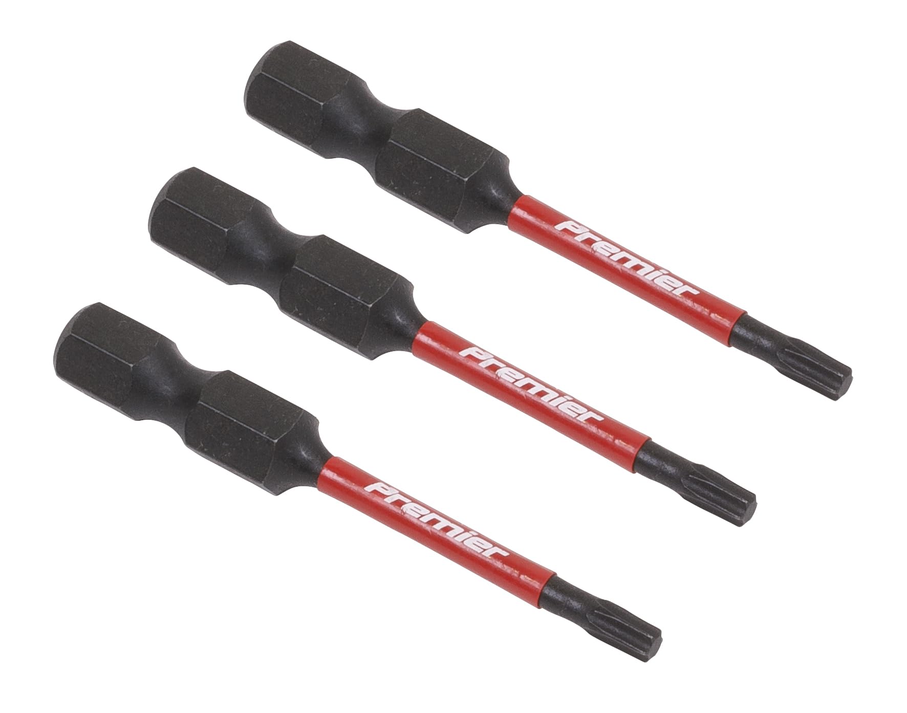 Sealey AK8240 TRX-Star* T10 Impact Power Tool Bits 50mm - 3pc