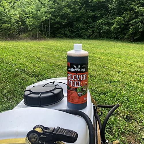 Antler King Clover Fuel Food Plot Enhancer | Liquid Fertilizer for Legumes (Clovers, Soybeans & Alfalfa) Helps Deer Food Plots Grow Faster, Thicker & Last Longer