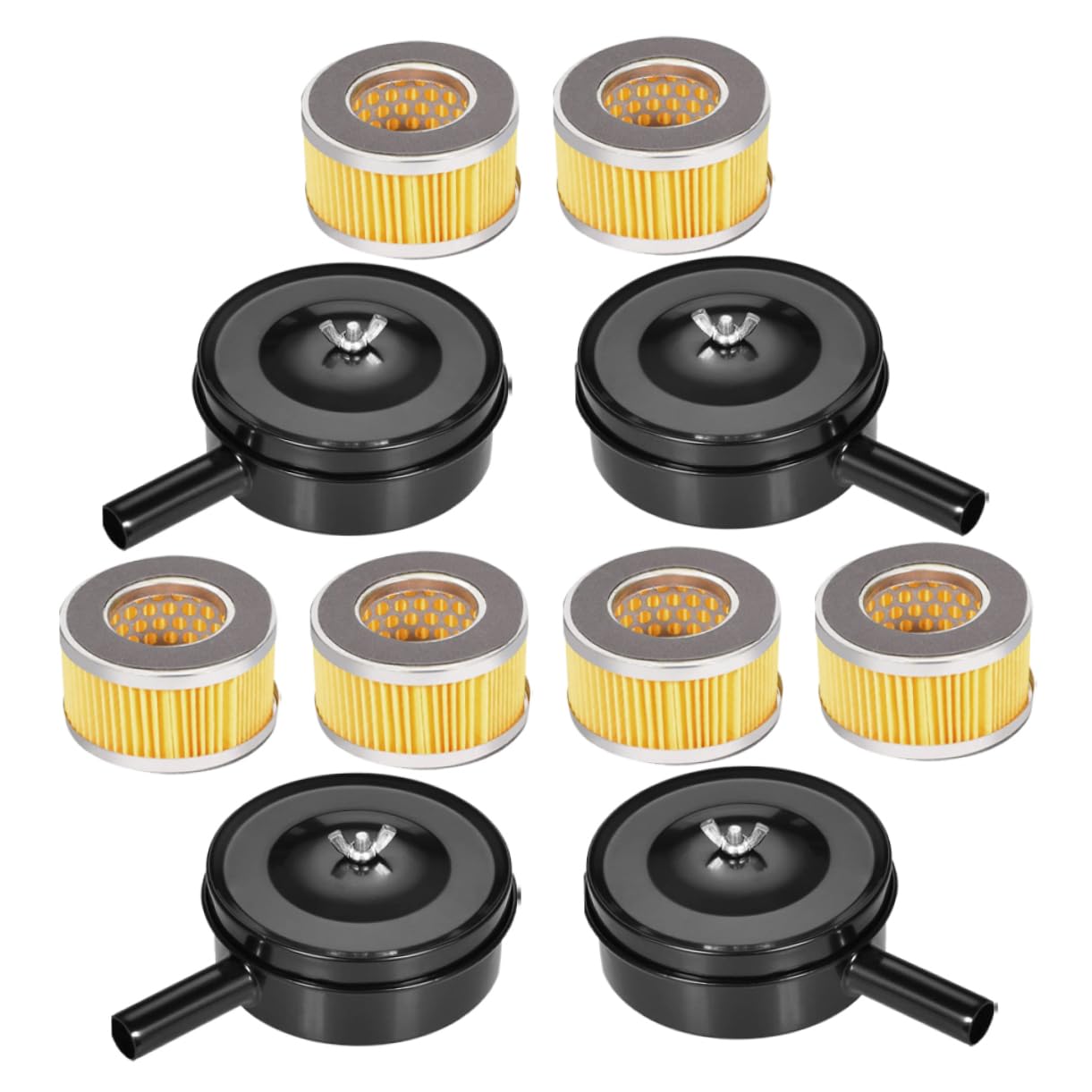 Mobestech 16piezas Filtro De Aire Para Compresores De Pistón Silenciador De Ruido Duradero Para Generadores Accesorios De Compresor Filtros De Repuesto Instalación y Uso