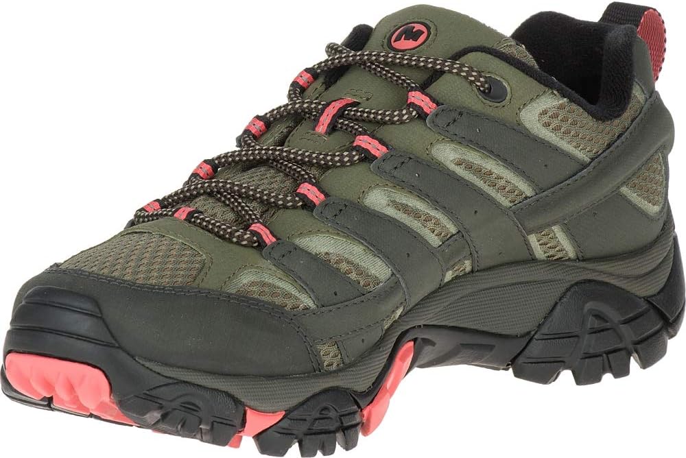 Merrell Women's Low Rise Hiking Shoes, Grey Beluga Olive, 40