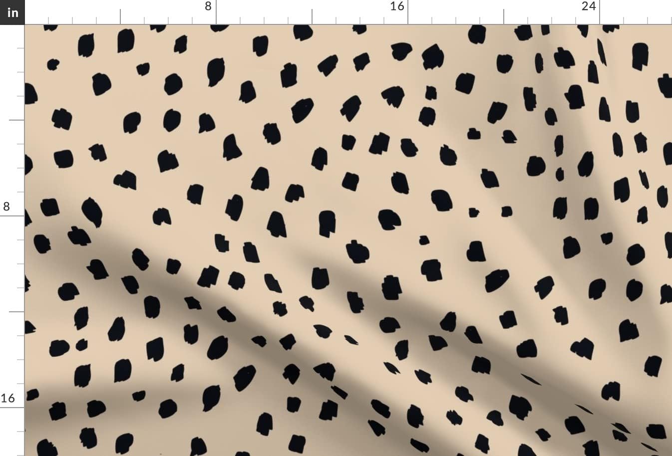 Spoonflower Fabric - Animal Spots Tan Beige Neutral Modern Jungle Safari Leopard Print Printed on Minky Fabric by The Yard - Sewing Baby Blankets Quilt Backing Plush