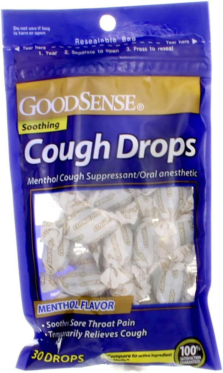 Good Sense Cough Drops Menthol 30 Drops Health & Household