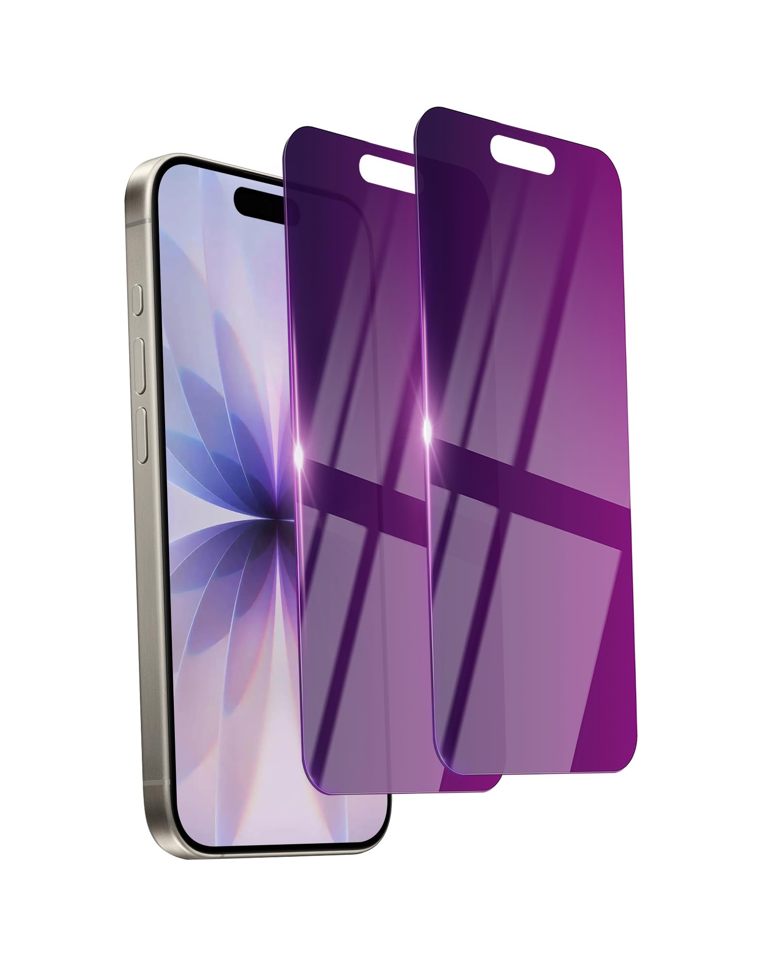 Photo 1 of Ifaeveus 2 Pack Privacy Screen Protector for iPhone 17