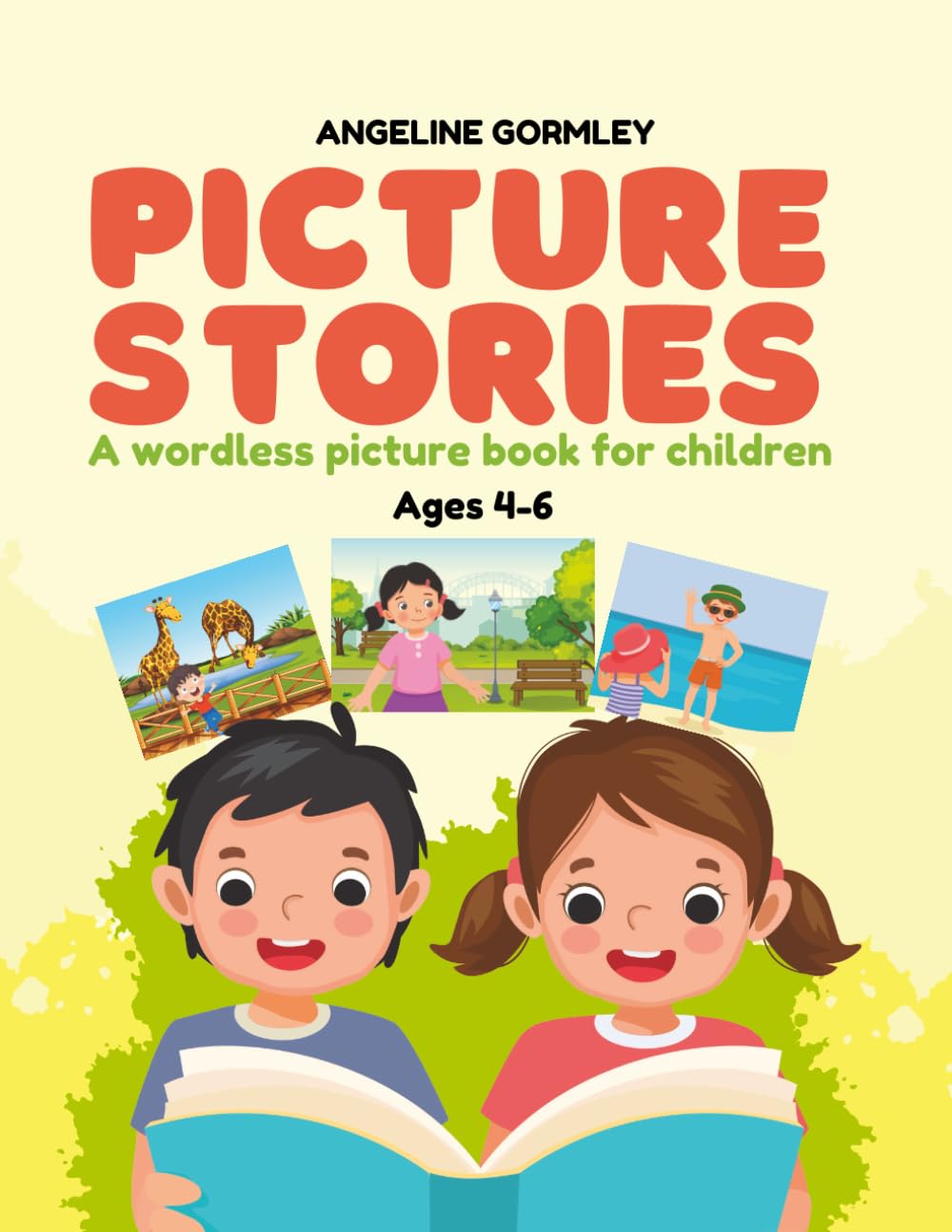 Picture Stories: A Wordless Picture Book for Children Ages 4-6, wordless picture books for speech therapy, language skills and storytelling