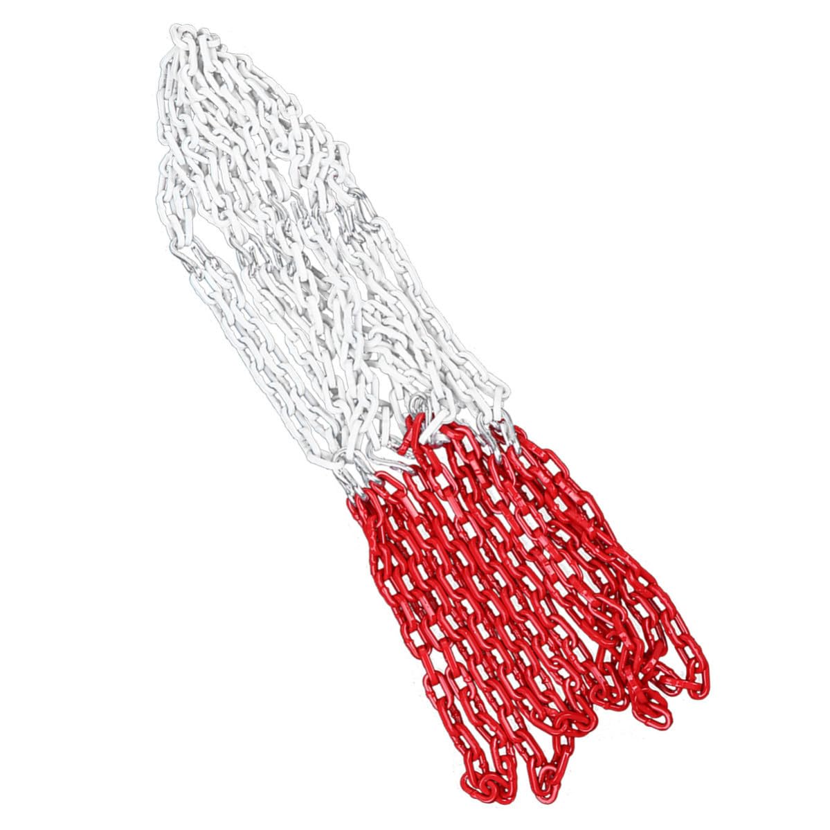 FRCOLOR Red Resistente de Acero 12 de Manganeso de Cadena Baloncesto al Hebillas Fácil de Reemplazar y Canastas Gimnasios Interiores y Canchas Públicas