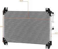 Vista 3 de Condensador A/C de aluminio compatible con Chevy Trailblazer/GMC Envoy 4.2/5.3/6.0L 4719 03-09