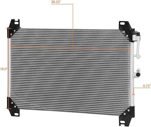 Miniatura 3 de Condensador AC de aluminio compatible con Chevy TrailblazerGMC Envoy 4.25.36.0L 4719 03-09