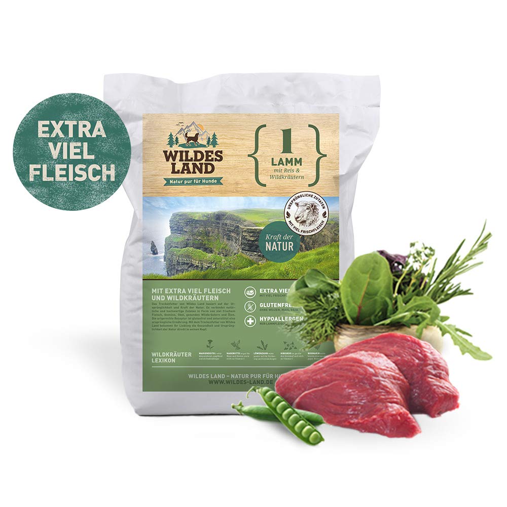 Wildes Land Pienso Perro Sabor Cordero con Arroz 12 Kg