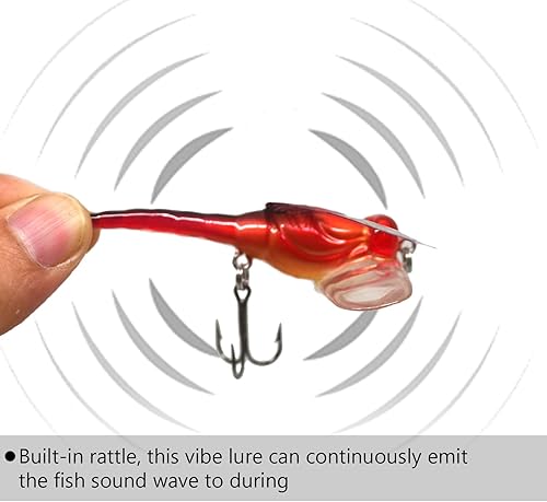 Miniatura 5 de AYVANBER 2.8" Swimbait Dragonfly Señuelos de pesca cebos cebos de cebos realistas Señuelo Minnow Bass Lucio Almizclado Señuelo de libélula Kit de