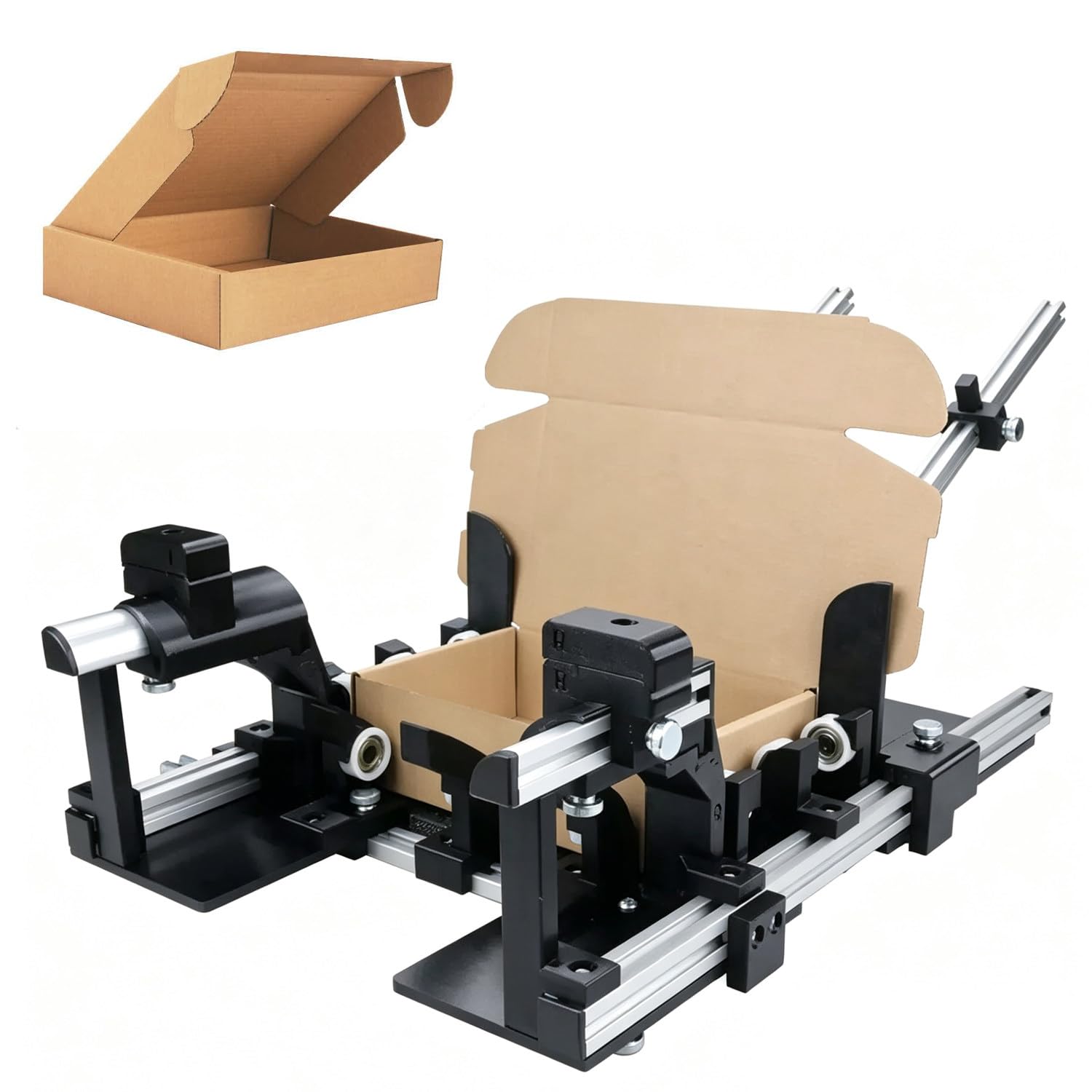 Wszechstronna Maszyna Do Składania Pudeł Transportowych (Ręczna) Length15cm-Width25cm | Do Realizacji Zamówień E-Commerce,Usprawnia Montaż Pudełek Falistych,Regulowany Uchwyt Długości I Szerokości