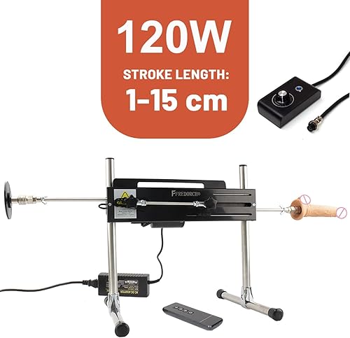 Miniatura 2 de FREDORCH Máquina sexual de alta calidad, con cableinalámbricaaplicación, doble carrera de varilla de 3 a 5.9 in, longitud telescópica ajustable con