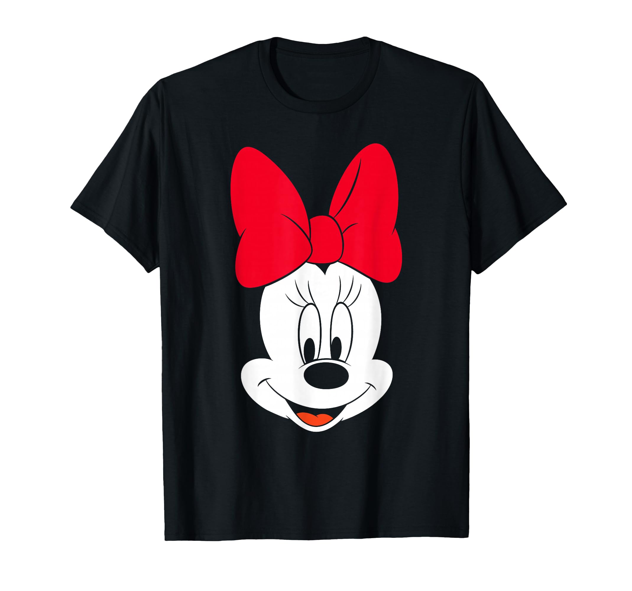 Amazon | ディズニー ミニーマウス ビッグフェイス Tシャツ | Tシャツ