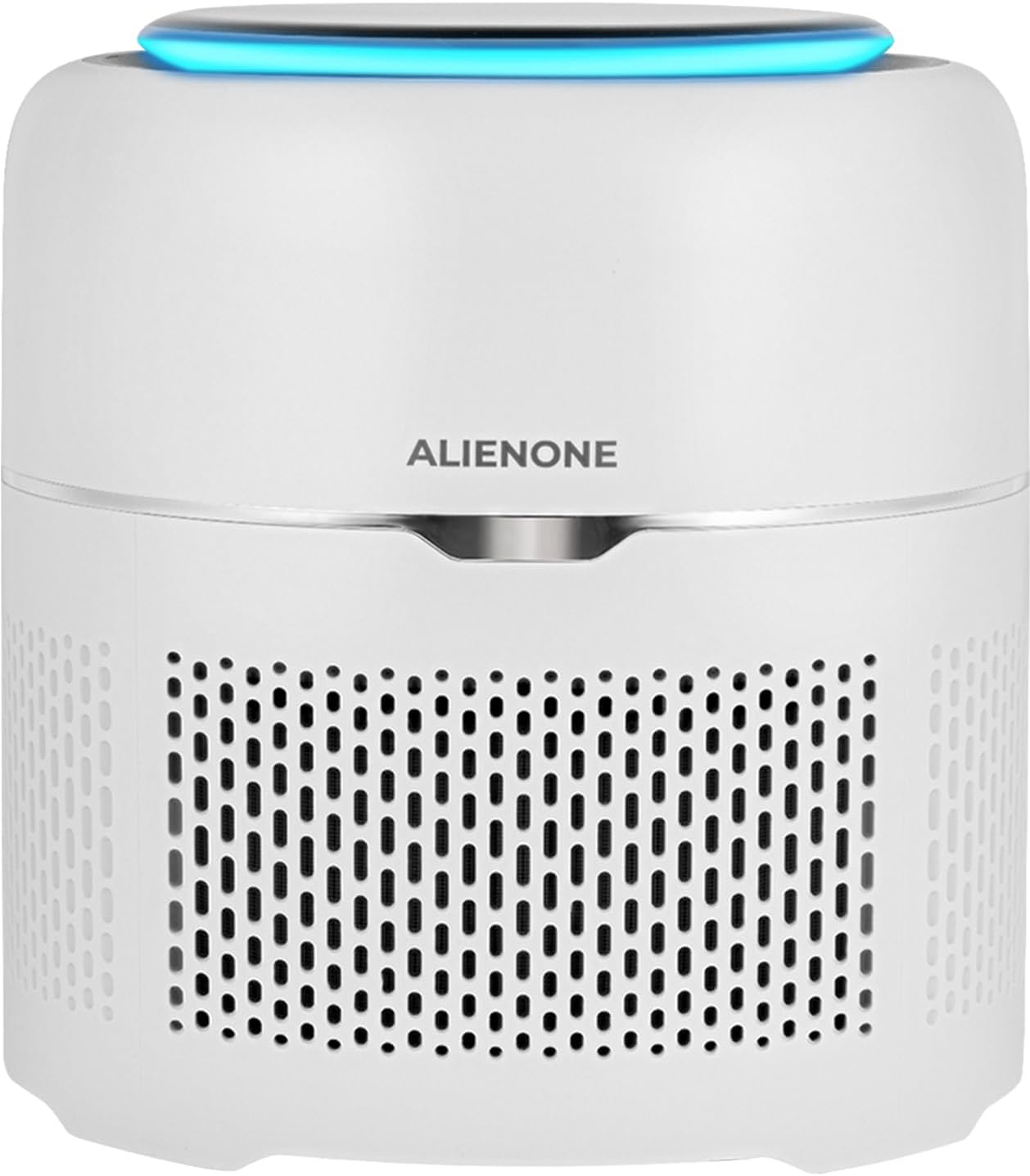 ALIENONE M-2-D Compact Air Purifier for Bedroom & Office, H13 True HEPA Filter, 38 CFM CADR, Covers 300 Sq Ft, 3-in-1 Filtration, Ultra-Quiet, Touch Control