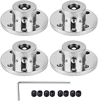 Vista 10 de Conector de acoplamiento de brida de 3 mm, accesorio acoplador de modelo de guía rígida, accesorios de eje para motores de modelo RC, bricolaje, 4