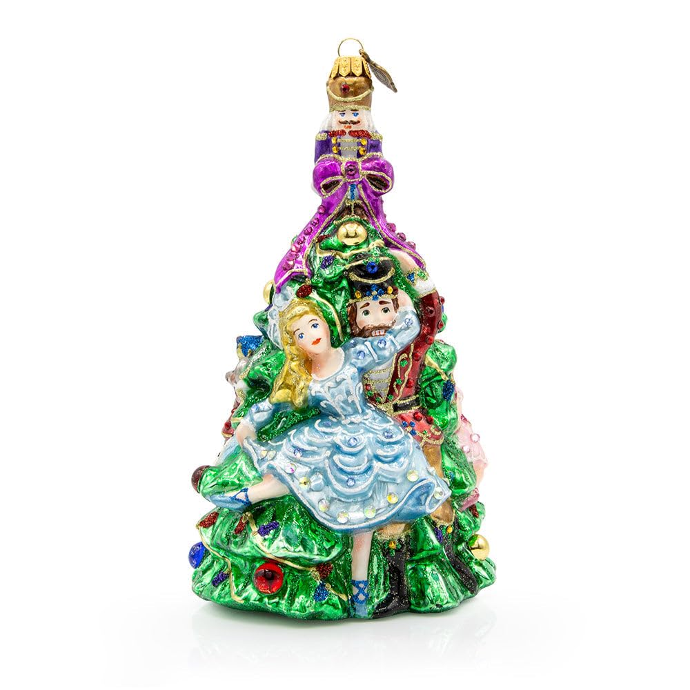 Jay StrongwaterClara and The Nutcracker Glass Ornament - SDH20094-250