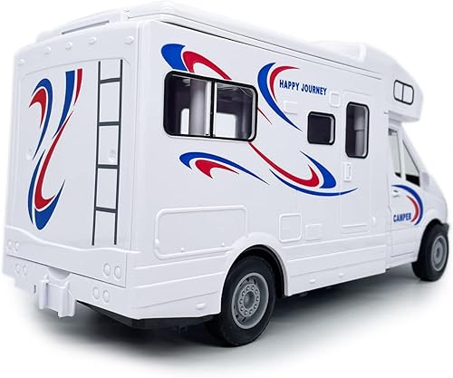 Miniatura 7 de Juguetes para autocaravana de juguete para niños modelo de automóvil de juguete vehículo recreativo vacaciones viajes aventura alimentado por
