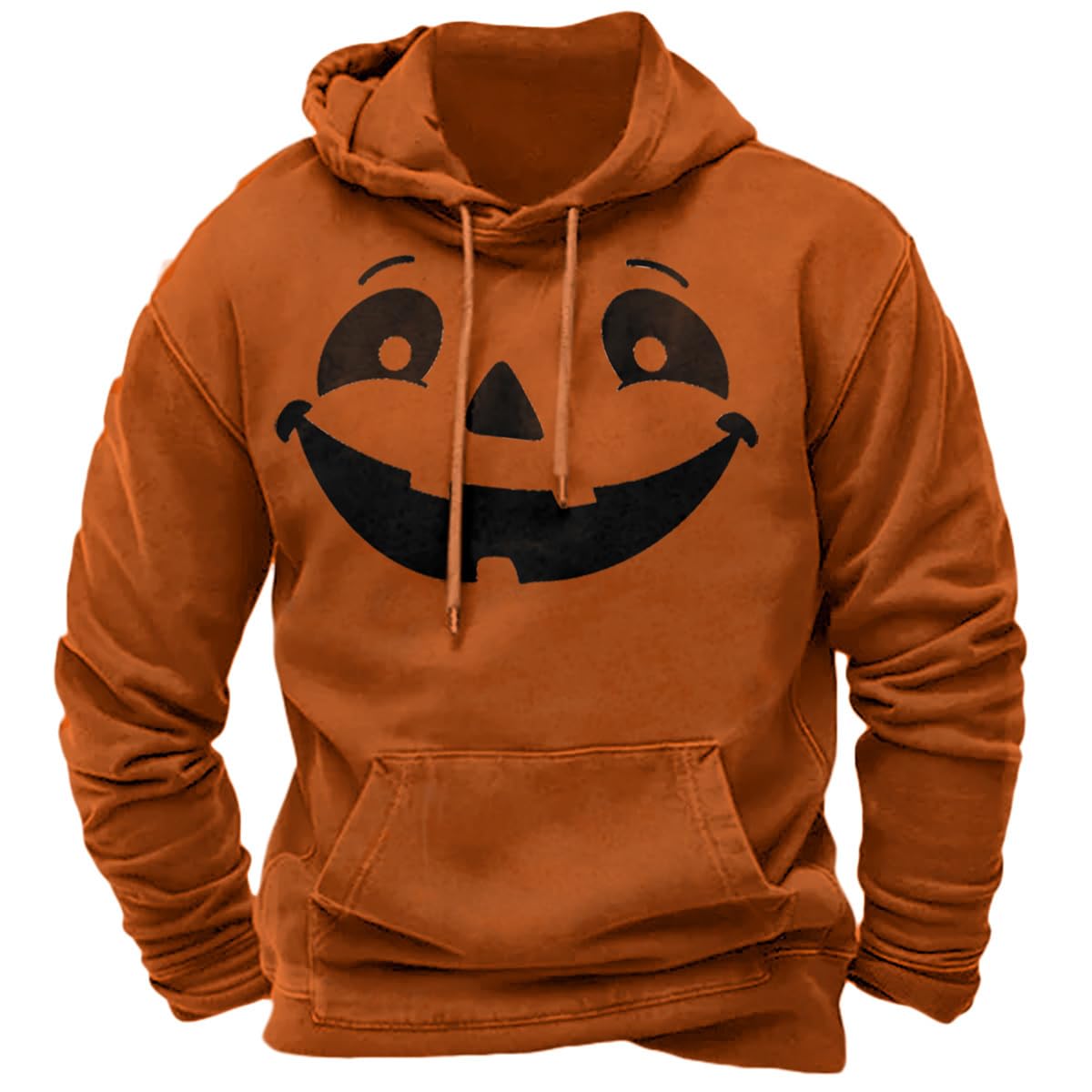 ZOCANIA Christmas Hoodie Men Long Sleeve Mens Graphic Hoodies Xmas Sweatshirts Plus Size Pullover Gifts with Pockets