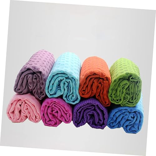 Miniatura 8 de SUPVOX 2 piezas de manta de pilates, esterilla de yoga, toalla de yoga, toalla de secado rápido, esterillas de gimnasio, tapete retráctil de
