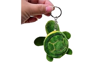 Katartizo Green Mini Tortoise Plush Keychain