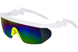 Max Goofy Retro ZigZag Sunglasses