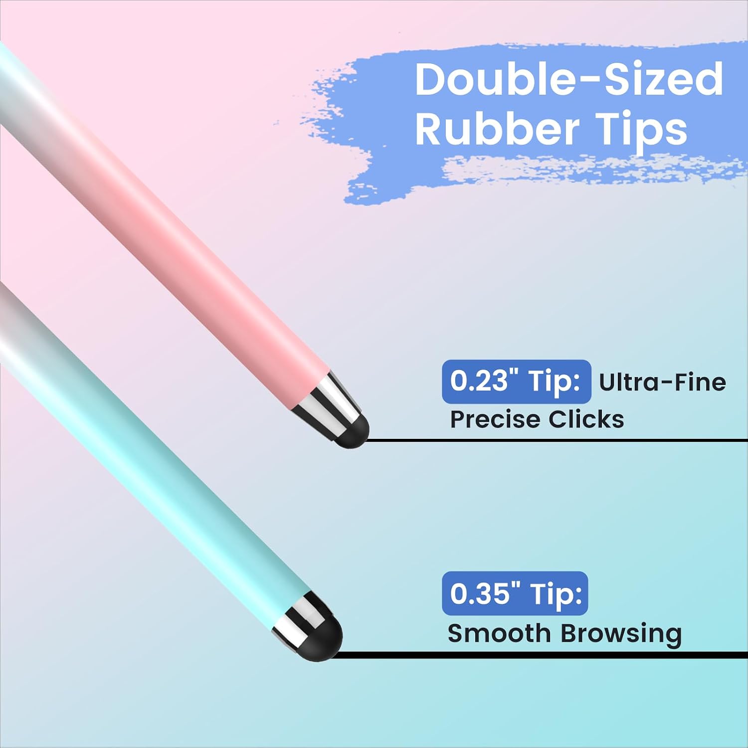 10Pcs Stylus Pen for iPad iPhone Touchscreen Android Stylists Pen thumbnail