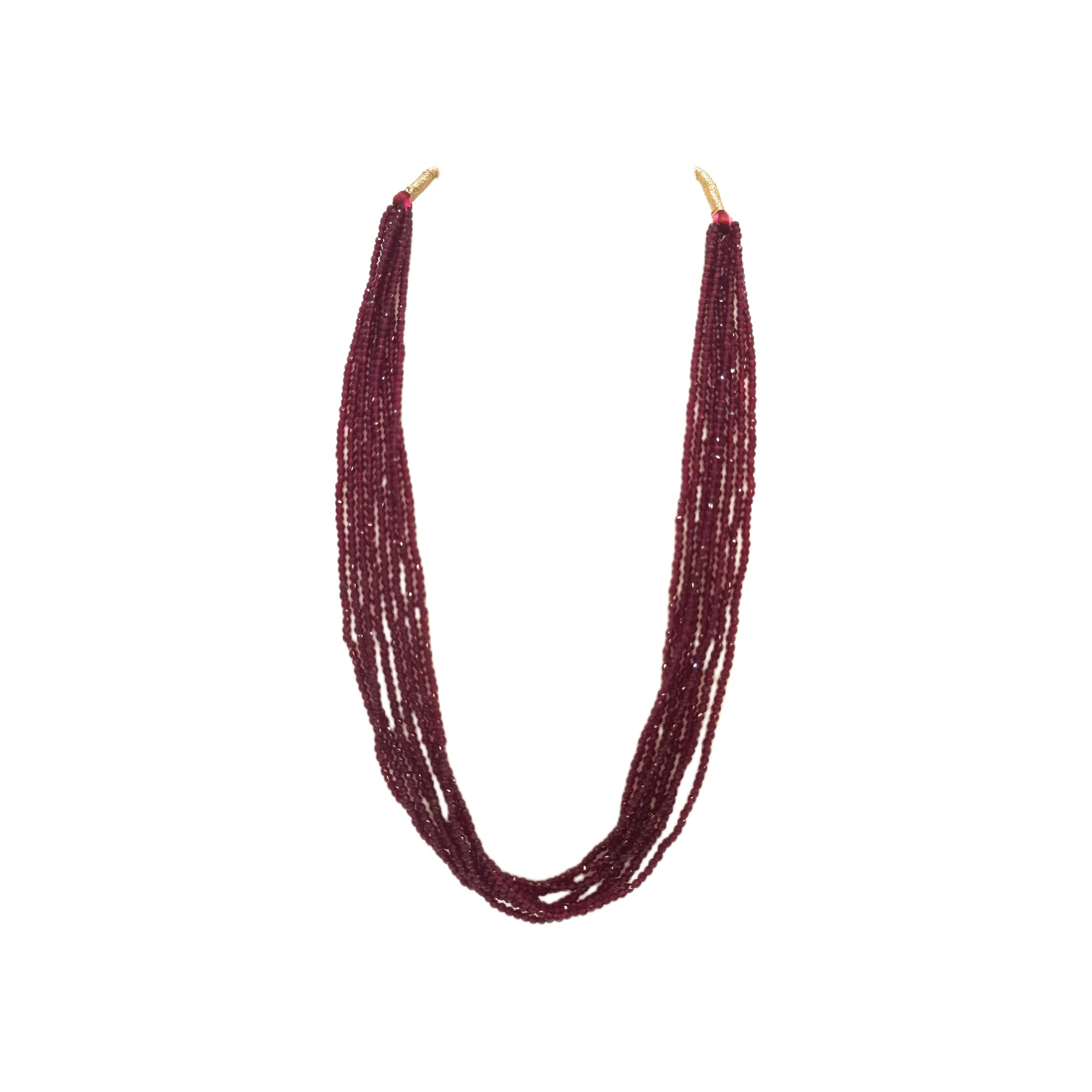 Adyashree Emporium- Semi Precious Crystal Stone Necklace Eight Multi Layered/Multistrand Mala For Girl and Women Stylish Traditional Fashion Jewellery for Womens and Girls