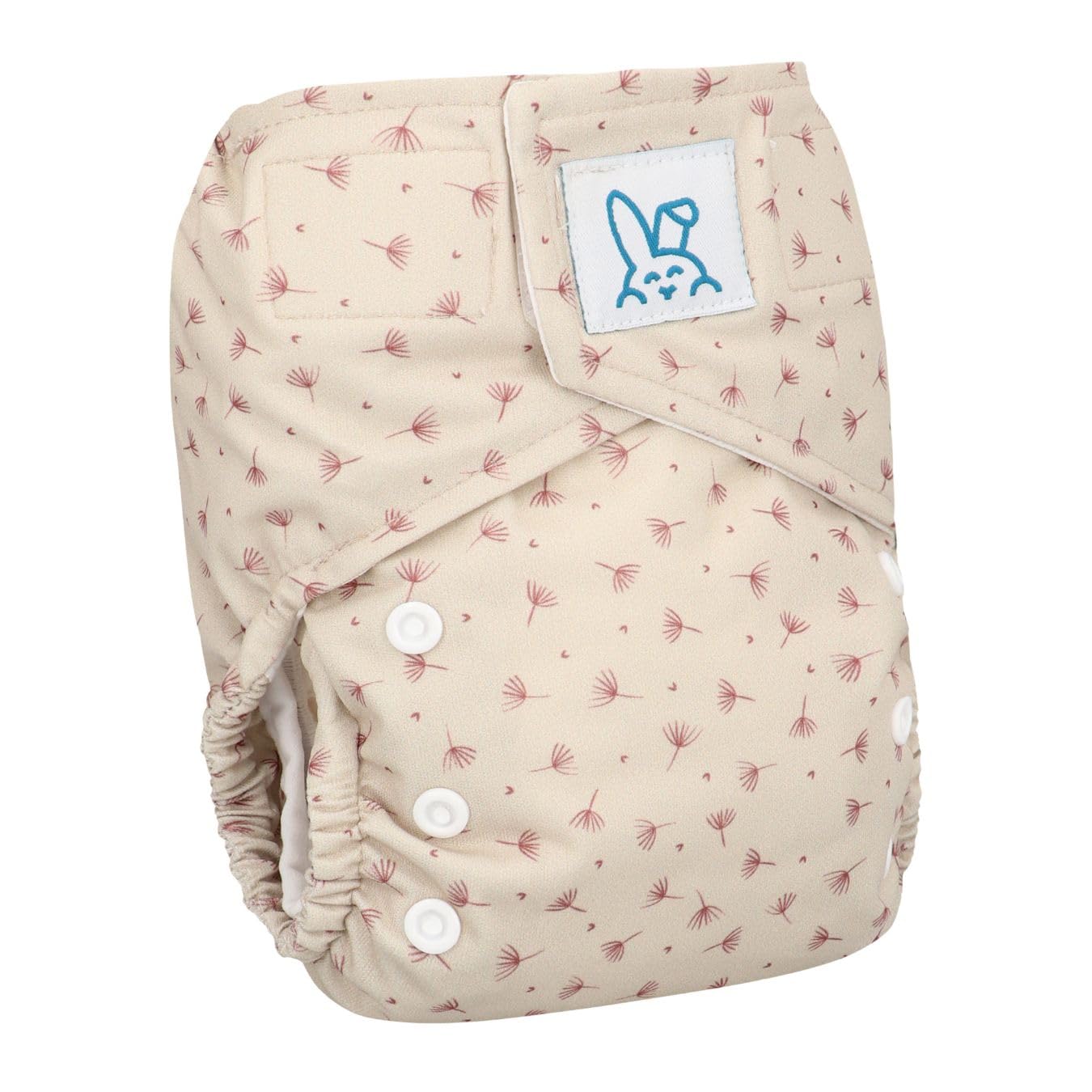 Couche lavable à scratch TE1 - Blossom Chestnut - Insert intégré (Almond)