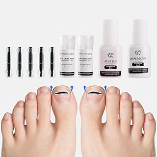 5 PCS Titanium Alloy Ingrown Toenail Treatment, Ingrown Toenail Removal Kit, Ingrown Toenail Corrector Specially Designed to Fix Crooked Nails and Correct Ingrown Nails