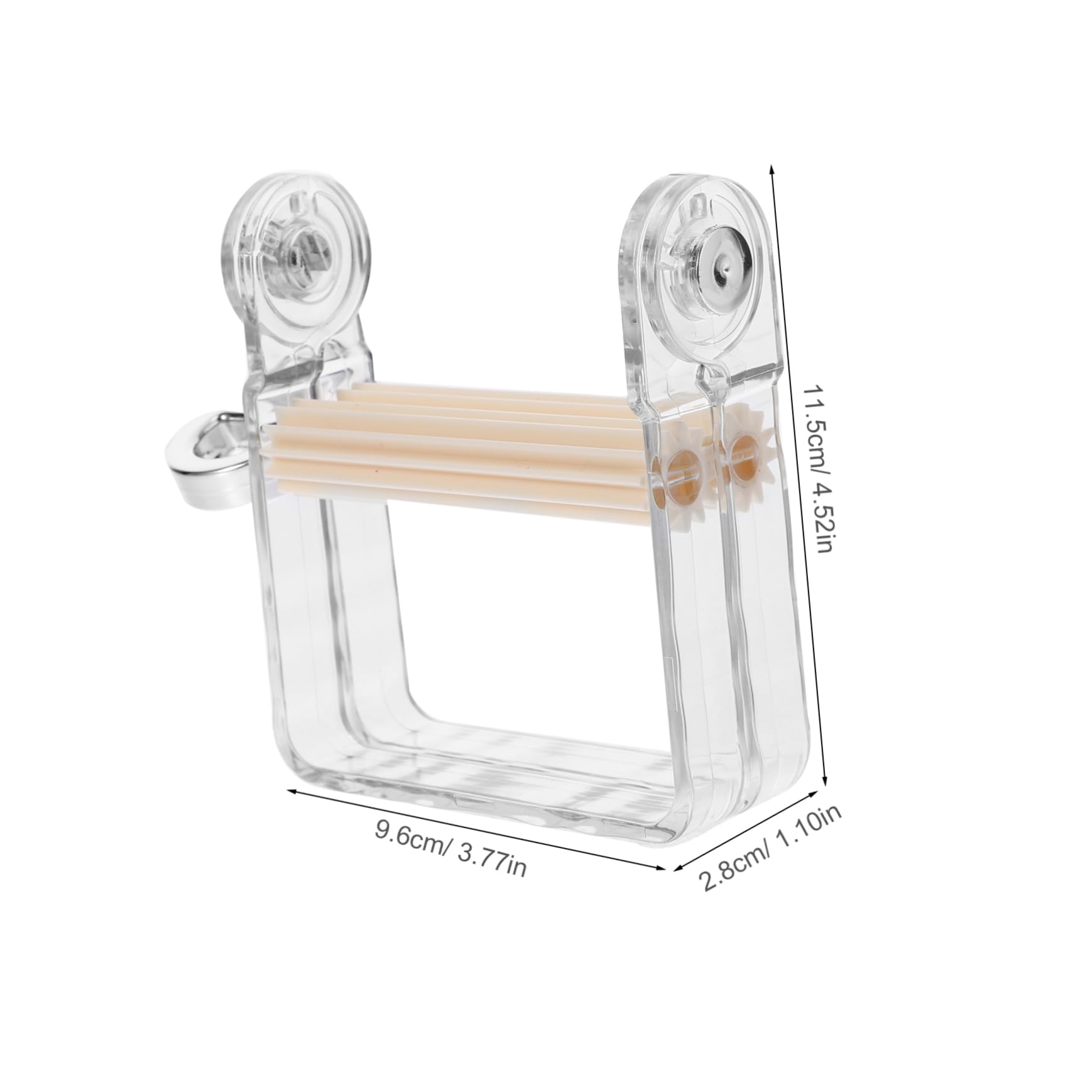 FOMIYES Manual Rotating Plastic Tube Squeezer for Toothpaste Facial Hair Dye and Paint Easy Use Squeezer for Cosmetic Tubes Milk