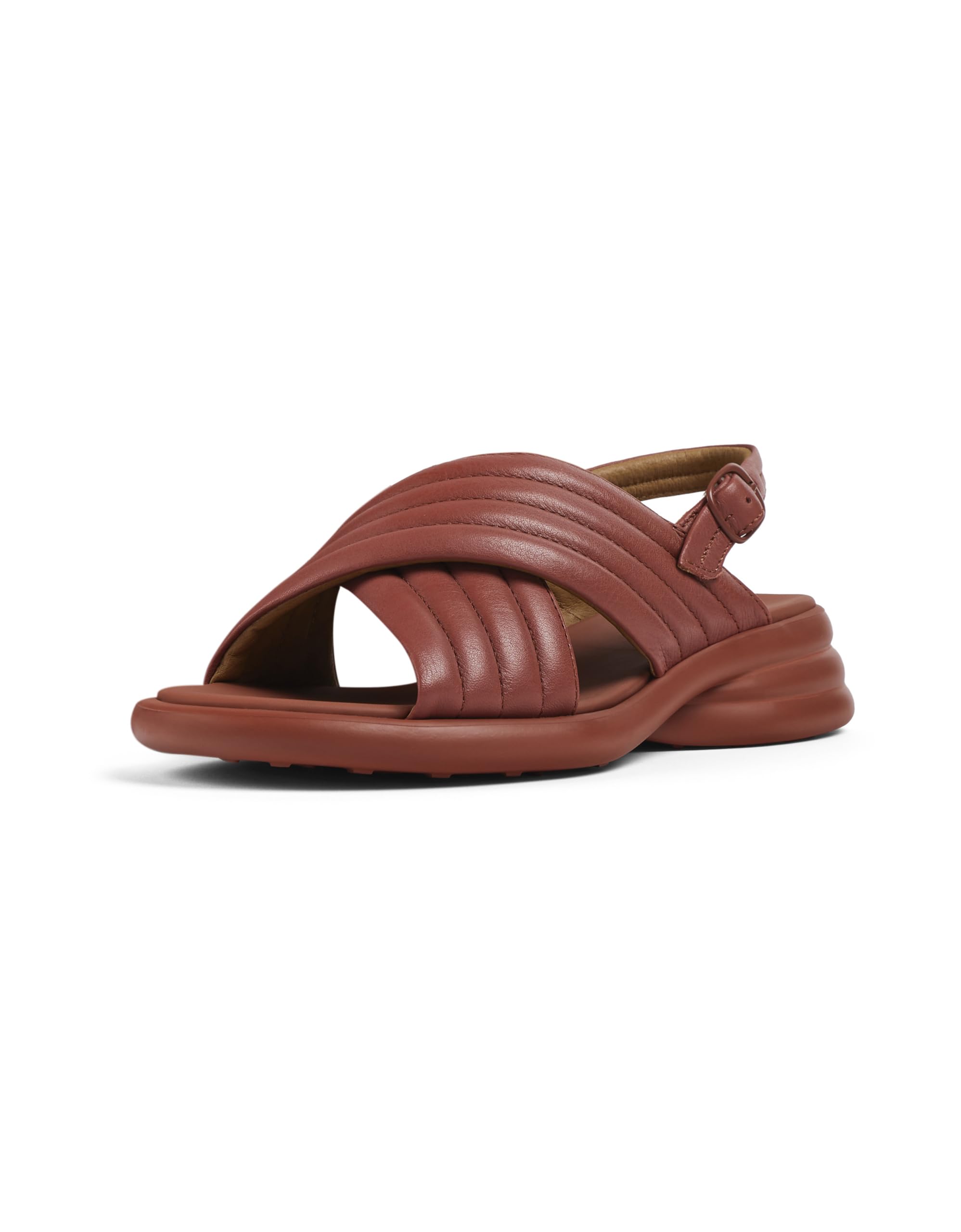Camper Women's Spiro K201494 X-Strap Sandal, Medium Red 008, 3 UK
