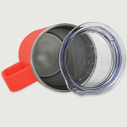 Vista 196 de LaserGram 15oz Vacuum Insulated Coffee Mug, Ankh, Personalized Engraving Included (Orange)