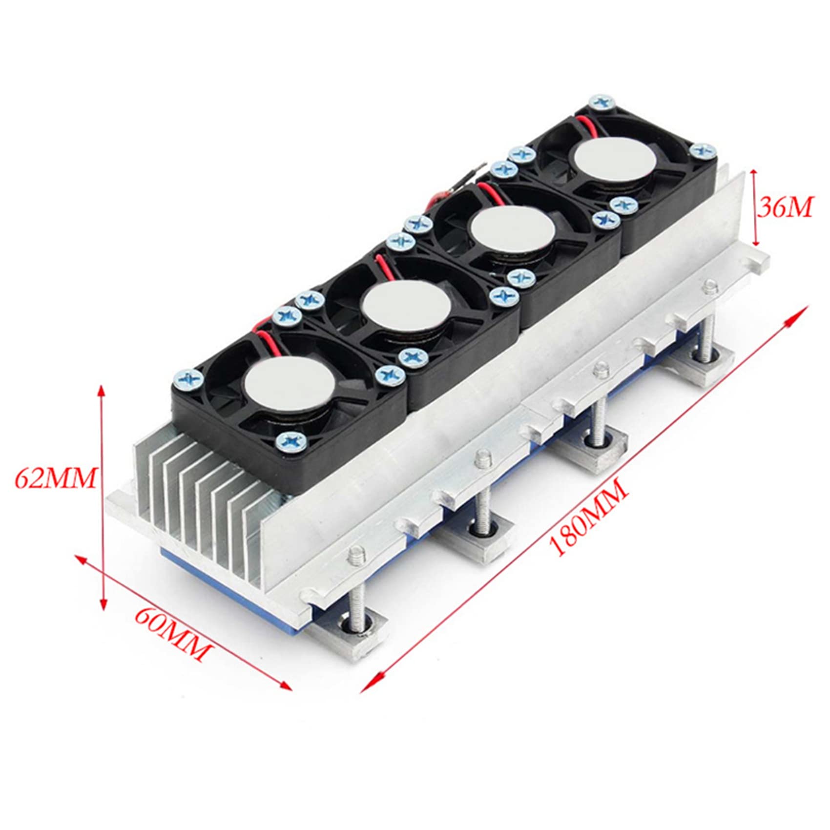2 refrigeratori termoelettrici Peltier da 288 W, CC 12 V, semiconduttore, sistema di raffreddamento fai da te
