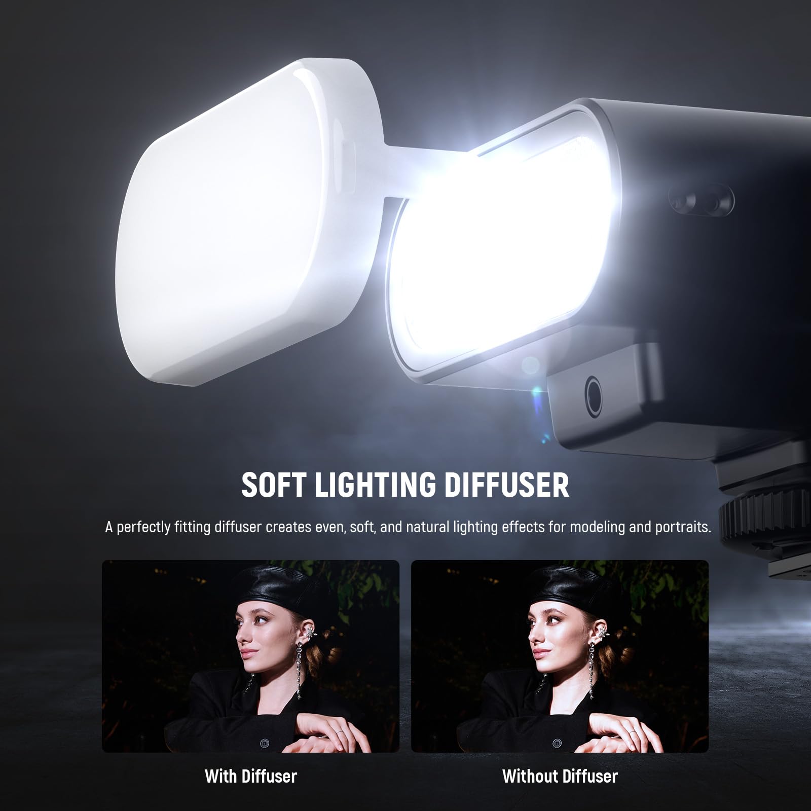 NEEWER Z160 Single Contact Camera Flash Compatible with Canon Nikon Sony Fuji Olympus Cameras, 22Ws GN14 6000K Speedlite, A/M Mode 1/1-1/128 Power, 1100mAh Battery 650 Full Power Light 1.5s Recycling