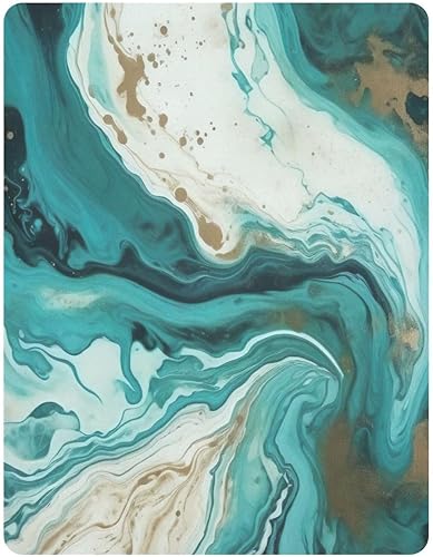 Miniatura 2 de Kigai Fitted Crib Sheet for Boys Girls,Gold Green Marble Jersey Knit Baby Sheet for Standard Crib and Toddler Bed Mattresses, Cozy Soft Breathable,