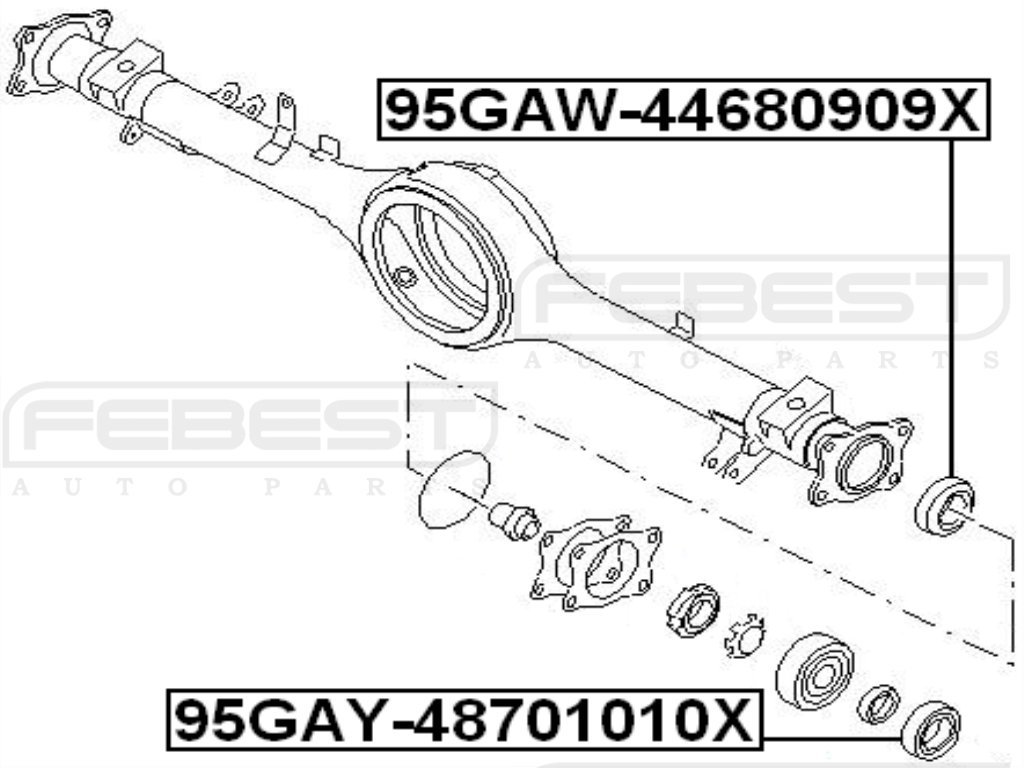 Amazon.com: 4431799/4431799 - Oil Seal (44X68X9) For Ford : Automotive