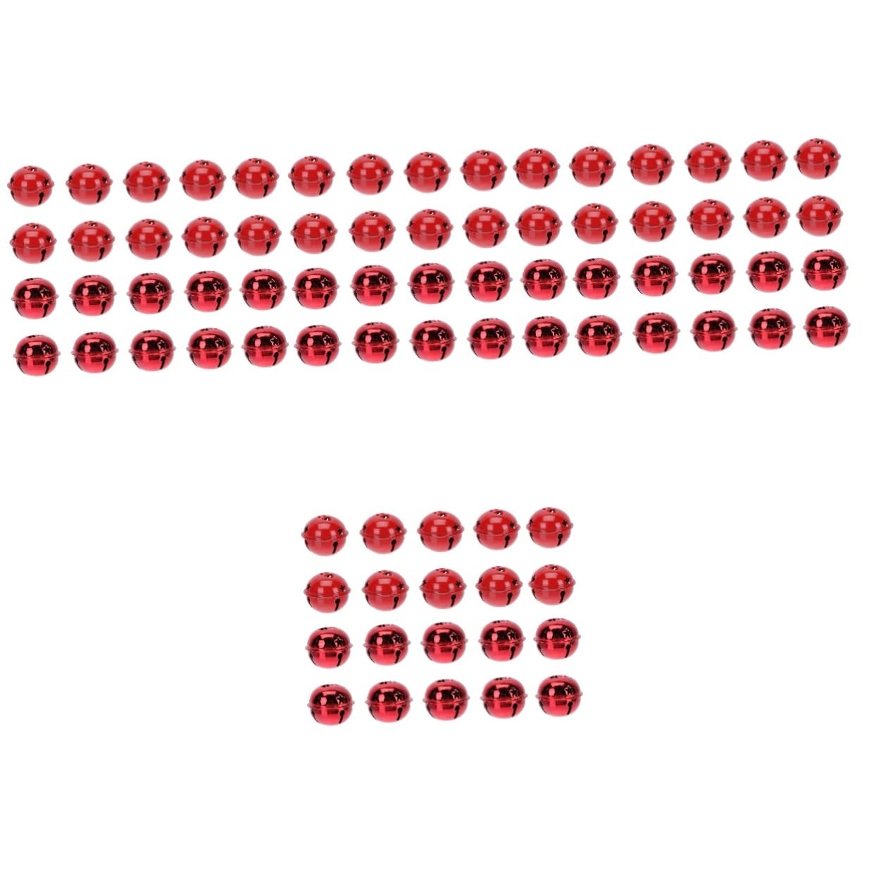 Garneck 4 Set Campane Di Natale Alberi Di Natale Luci Dell'albero Di Decorazioni Natalizie All'aperto Fiocco Di Kit Da Giardino Mini Albero Ferro Da Stiro Rosso 20 Pezzi * 4