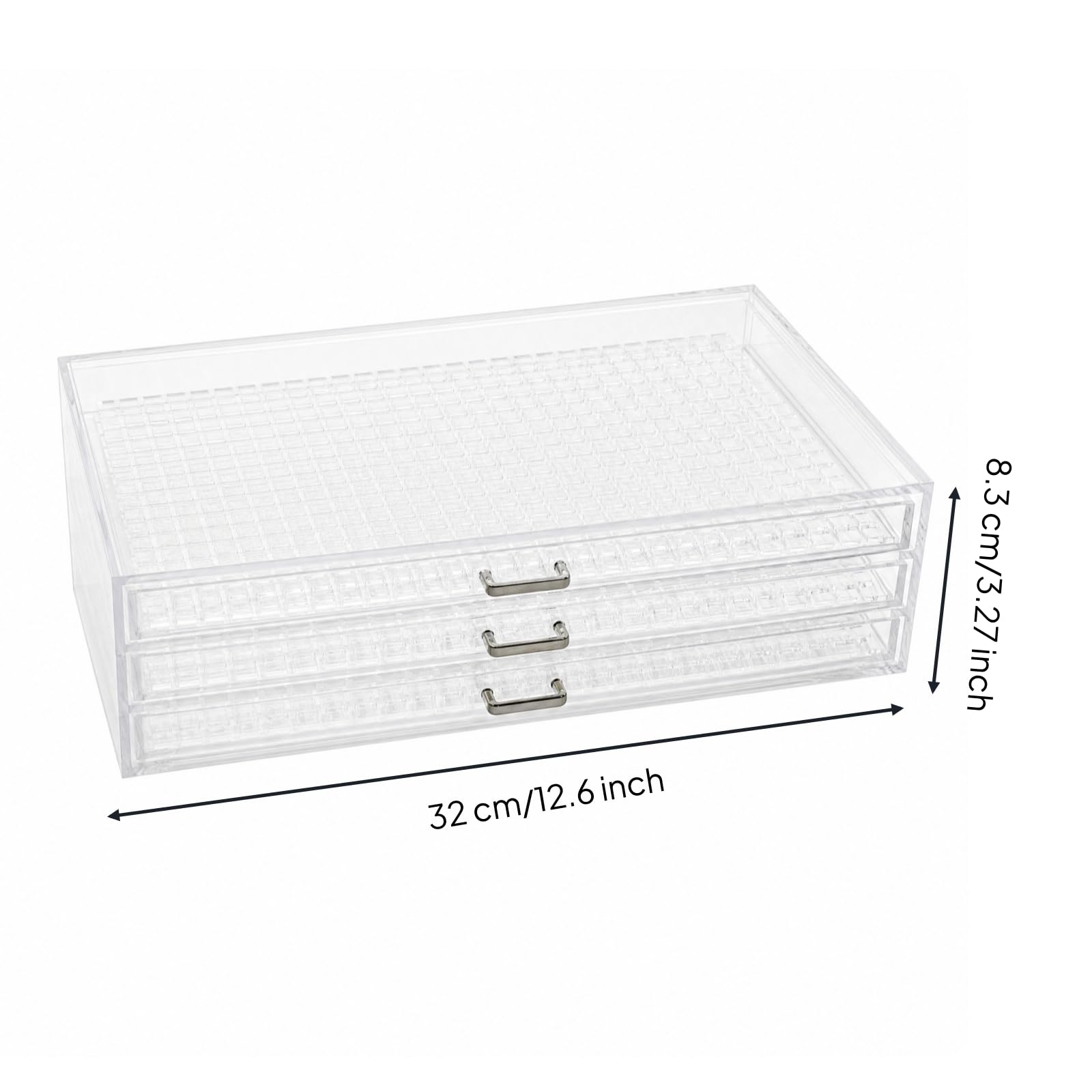 Ronyme Caja Organizadora Acrilico para Almacenar con Cajones Apilables y Acuada para Escritorio Tocador y Regalo,