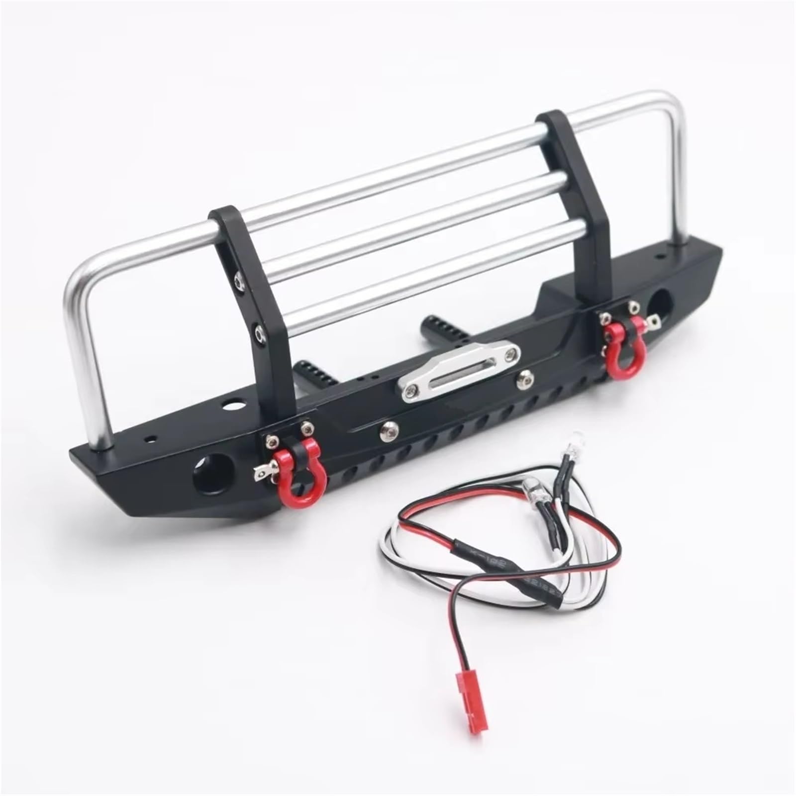 Paraurti RC per Axial per SCX10 II III per Traxxas per TRX4 Gen8 1/10 RC Crawler Car, Set di Paraurti Anteriore E Posteriore Alluminio, Parti Aggiornamento