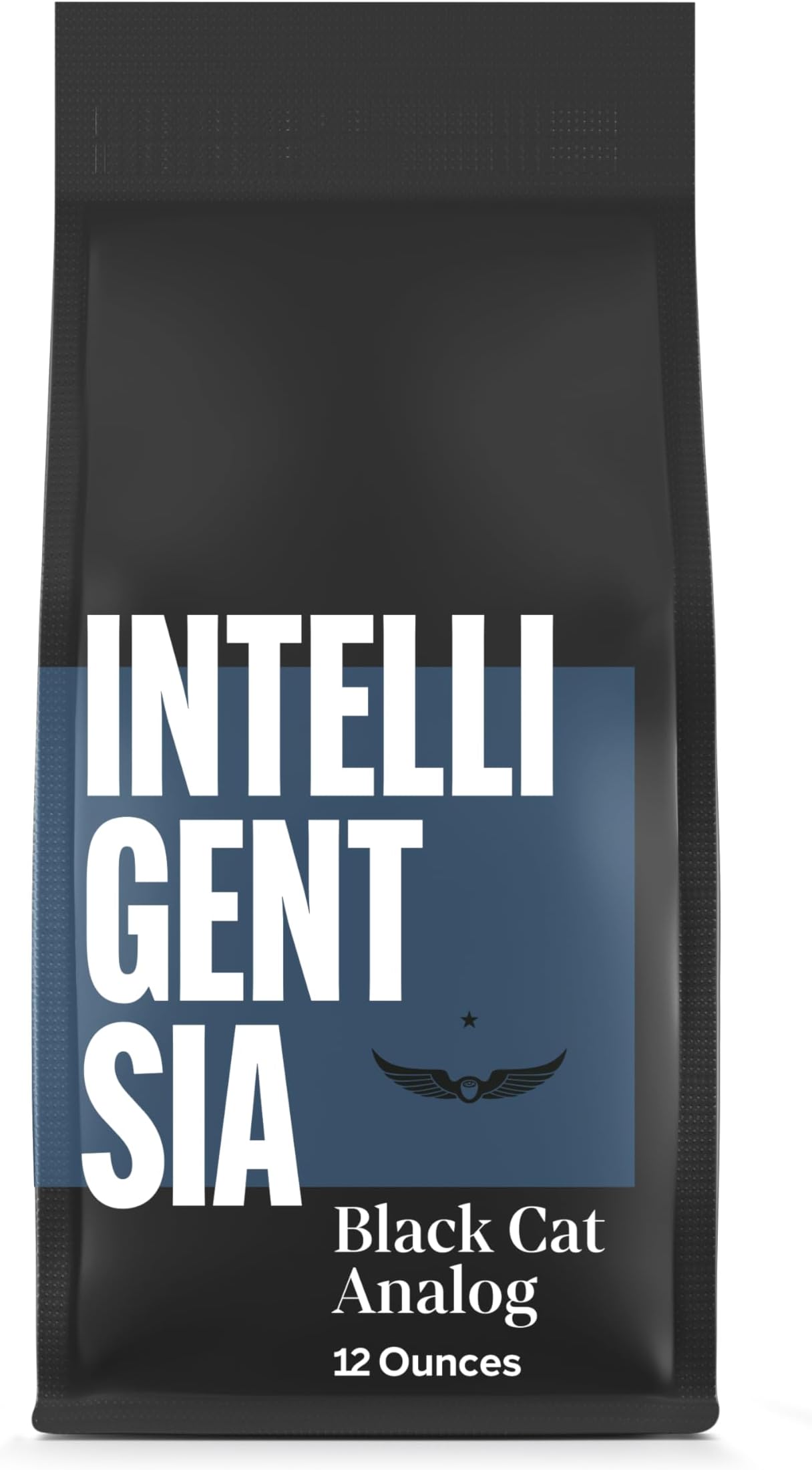 Coffee, Medium Roast Whole Bean Coffee, 100% Arabica Coffee - Black Cat Analog Espresso 12 Ounce Bag