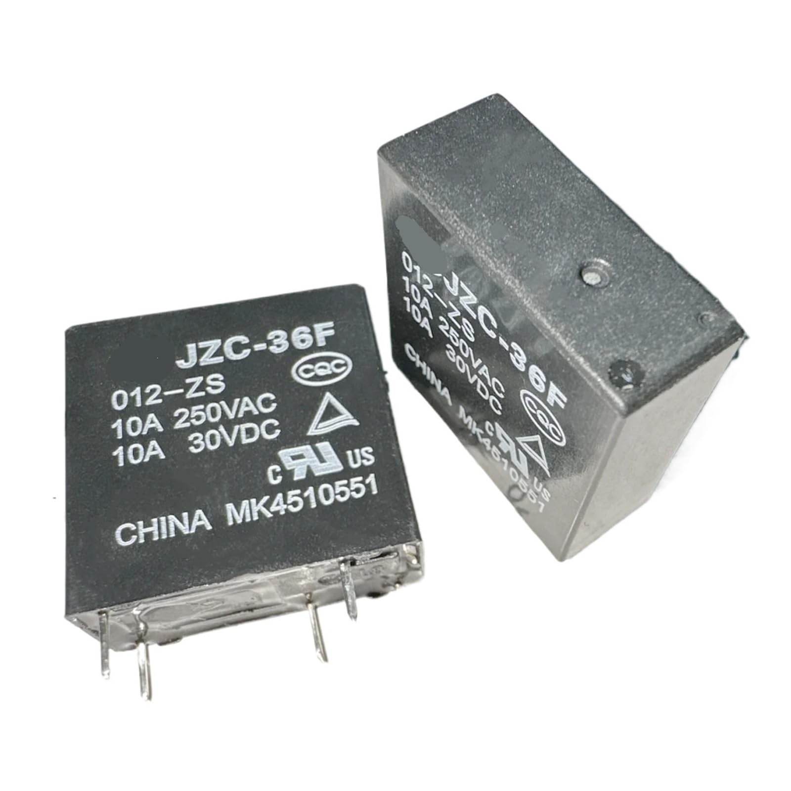 Yzwrwrmktb One Color 1Pc Jzc-36F 012-Zs (36Fc-10A) Relay 5Pins