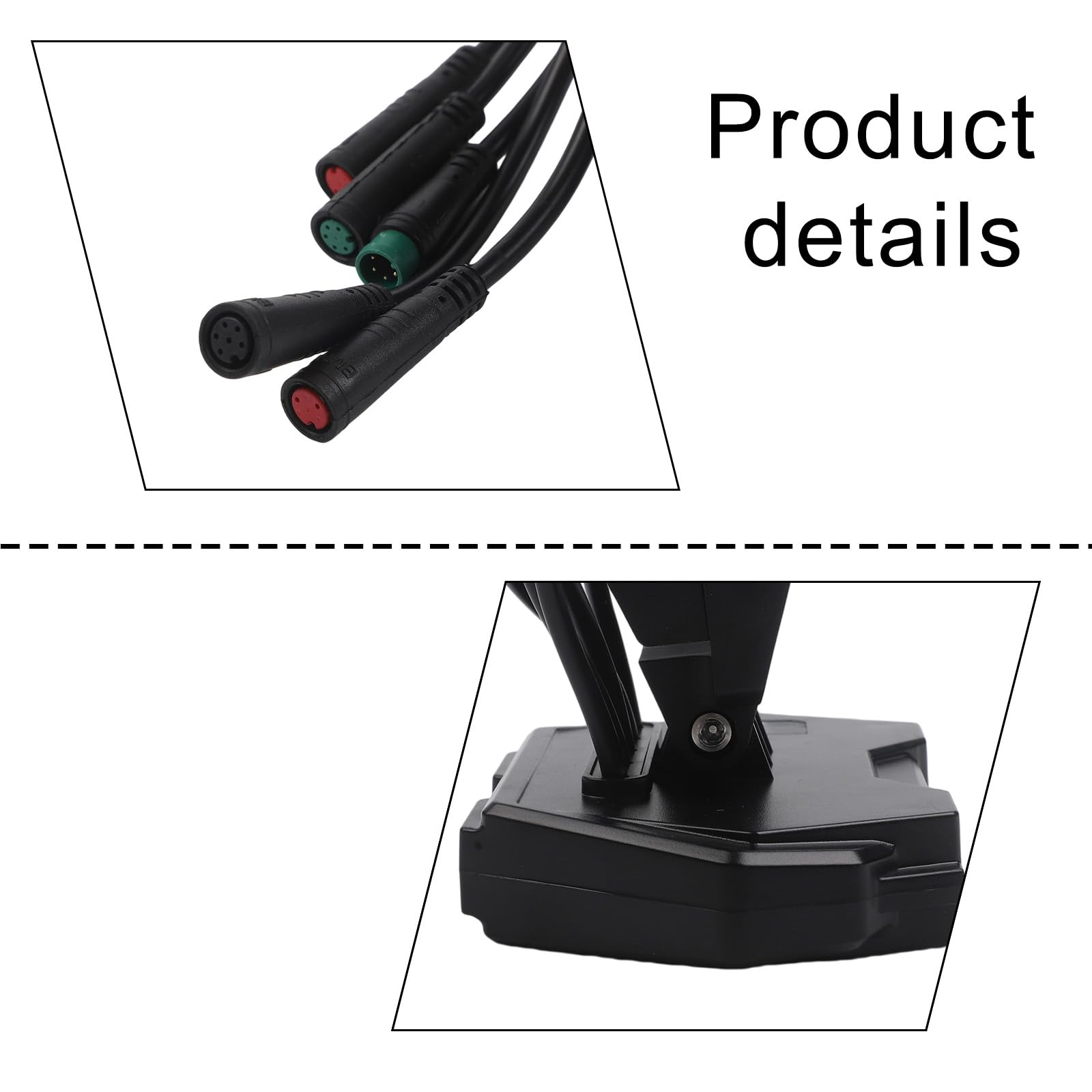 Trottinette électrique à écran LCD pour tableau de bord avec écran transparent et connecteur à cinq fils, indicateurs de vitesse et de batterie en temps réel, pour Kukirin G2 Pro/Max/Master et pour