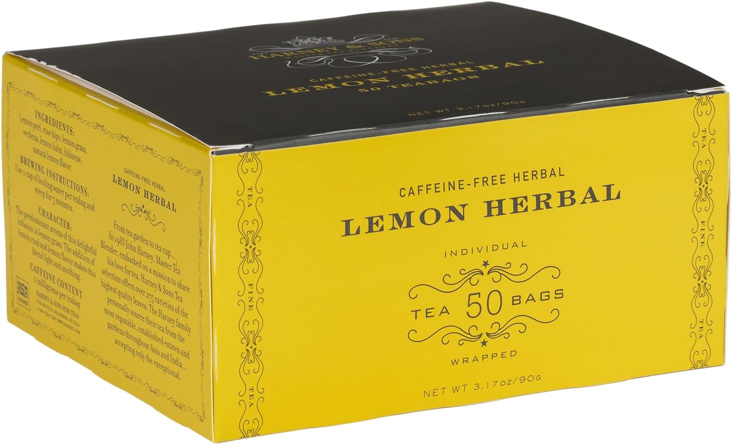 Herbal Tea, Lemon, 50 Tea Bags