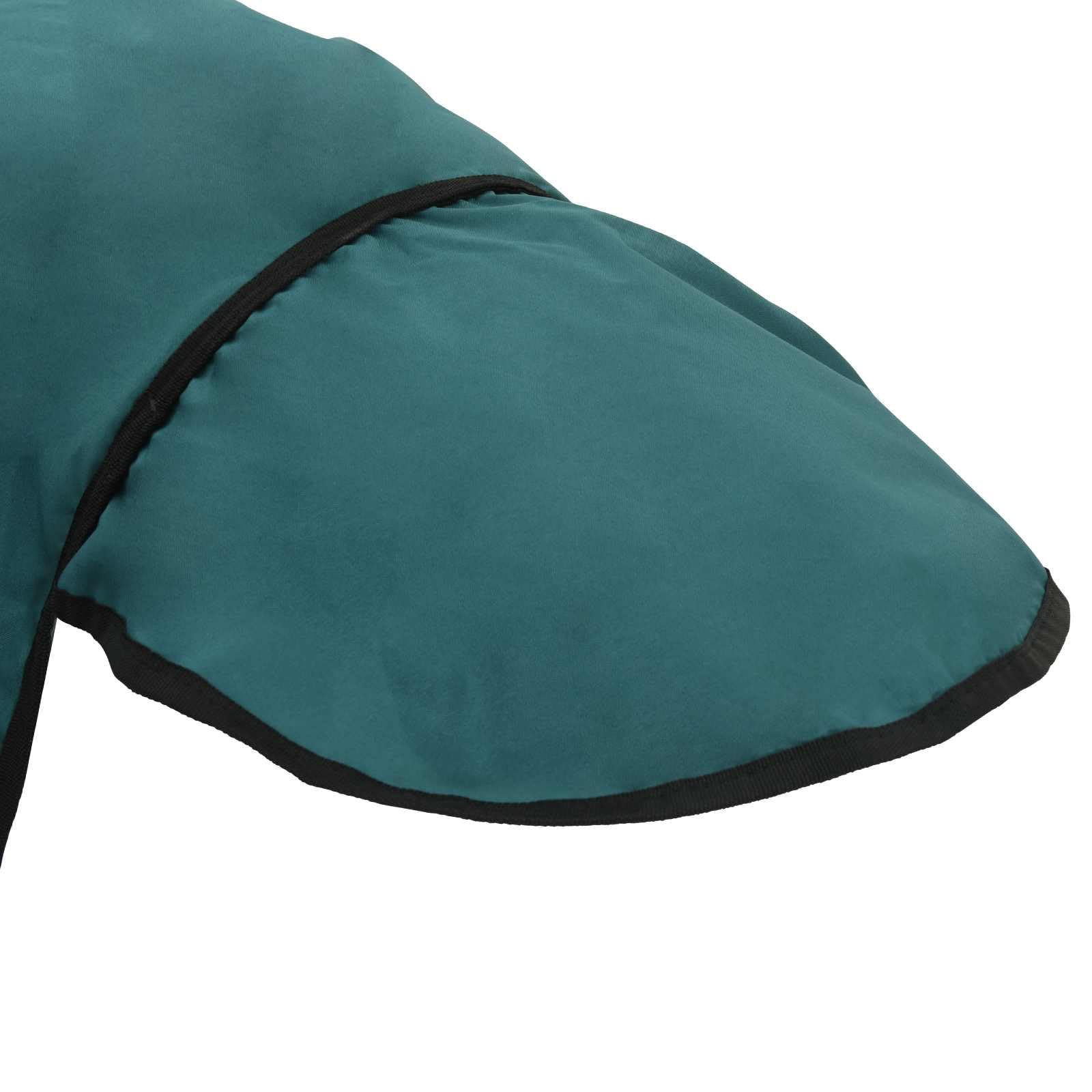 Manta para Caballo Verde Oscuro y Negro 165 cm Poliéster,Mantas y Capas para Caballos,2.164kg-42013146