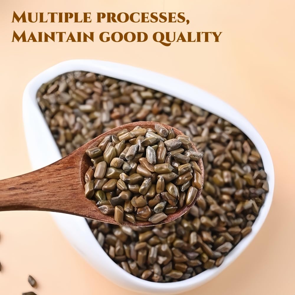 JINQI 2bottles Cassia Seeds Tea- 决明子茶17.63oz/500g(8.81oz/250g*2)，Cassia Jue Ming Zi, Chinese Herbal Tea, Holiday Gifts, Tea Gifts