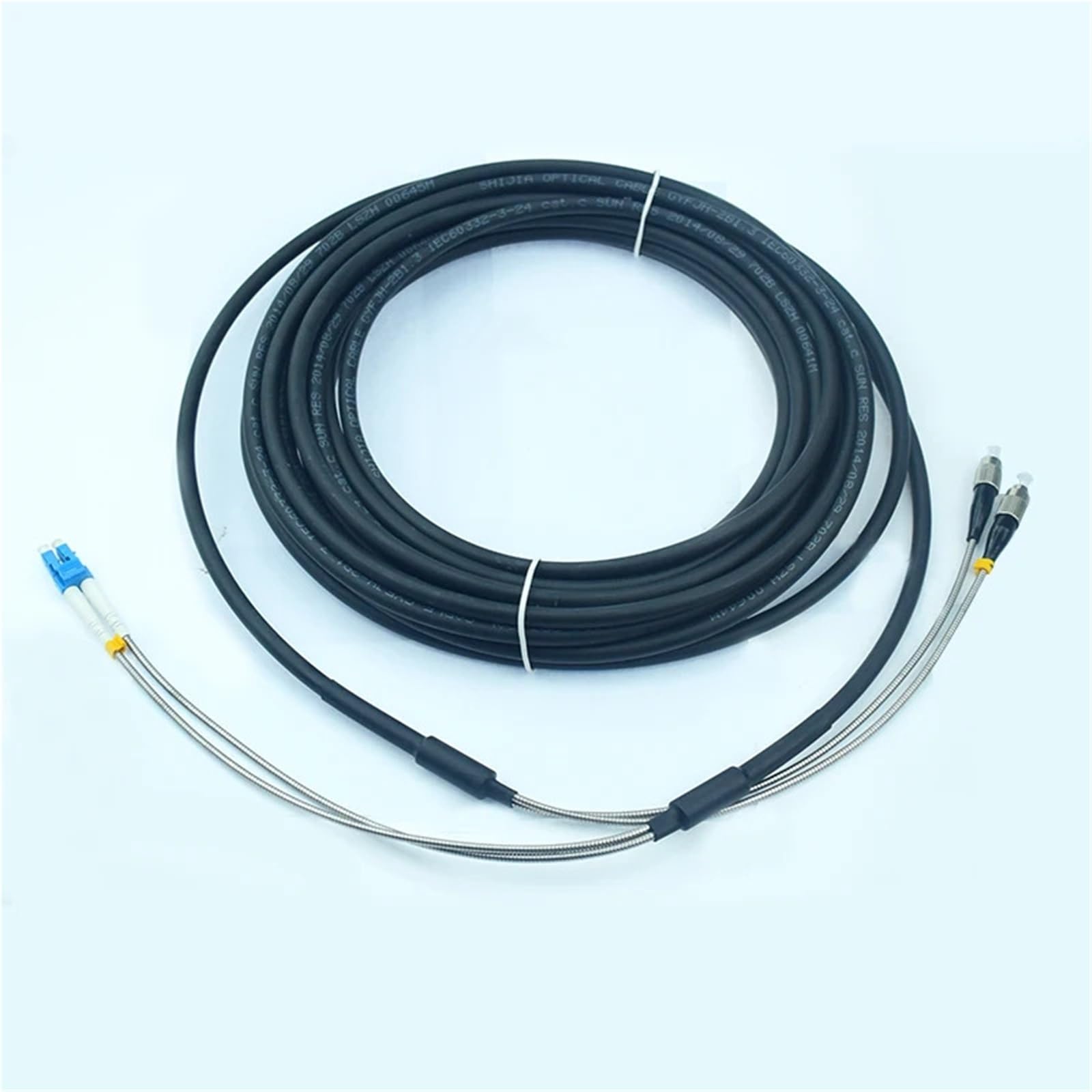 Câble à fibre optique for usage extérieur, cordon de raccordement, monomode, monomode, multimode, 2 conducteurs, 1/2/3/5/10 m, LC(10M 1PCS Multimode)