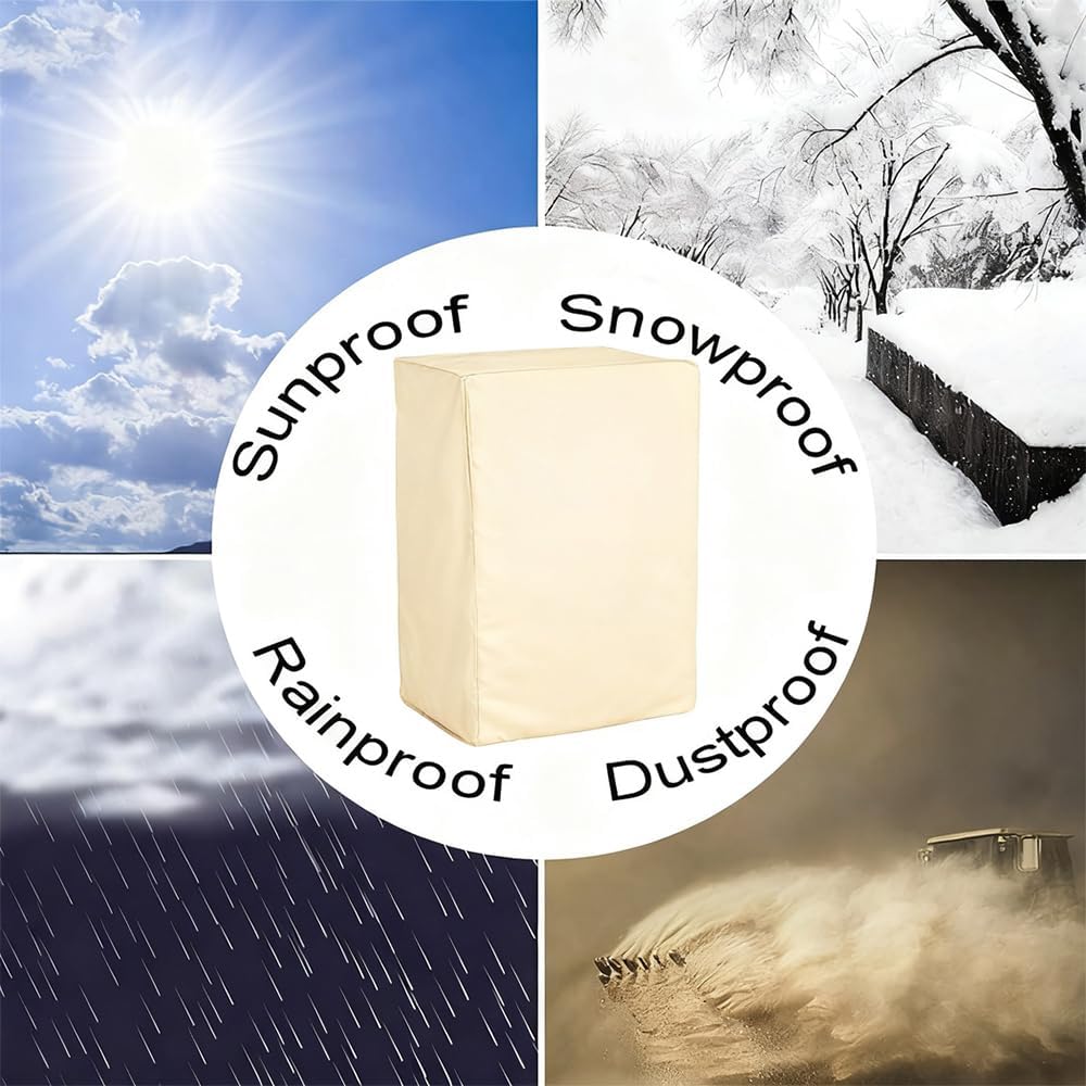 Basketball Arcade Game Cover Beige Foldable Dual Shot Electronic Basketball Shooting Machine Cover Waterproof Basketball Arcade Hoop Game Covers for Indoor Outdoor