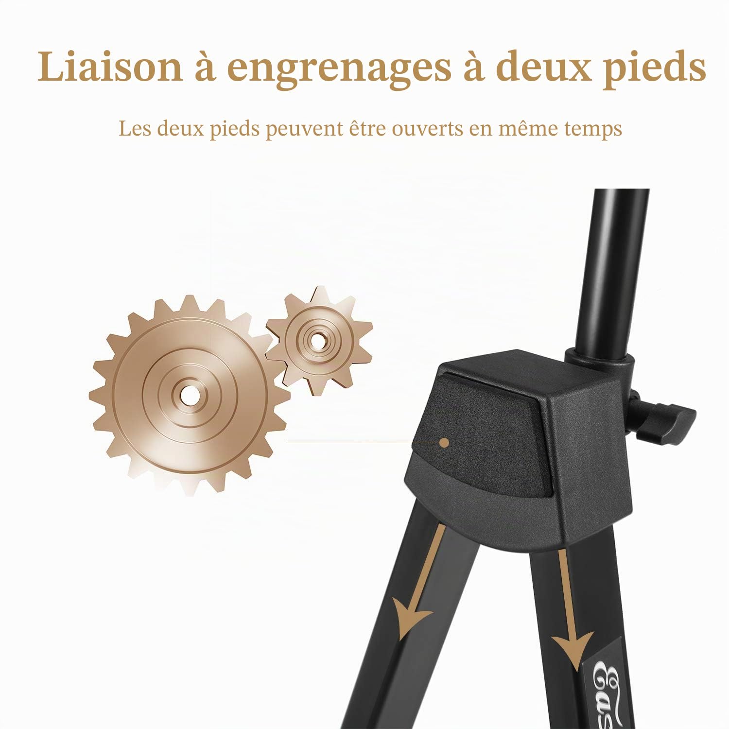 Eastar Support de violon avec support d'archet portable, support de violon antidérapant réglable en forme de A pour guitare/violon/alto/ukulélé/mandoline, facile à monter et à démonter