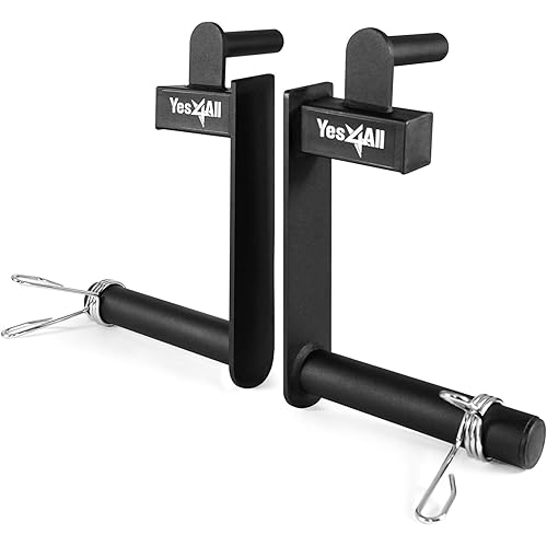 Yes4All Farmers Walk Handles for Grip Strength & Body Building Workouts - Support up to 330LBS (Pair)