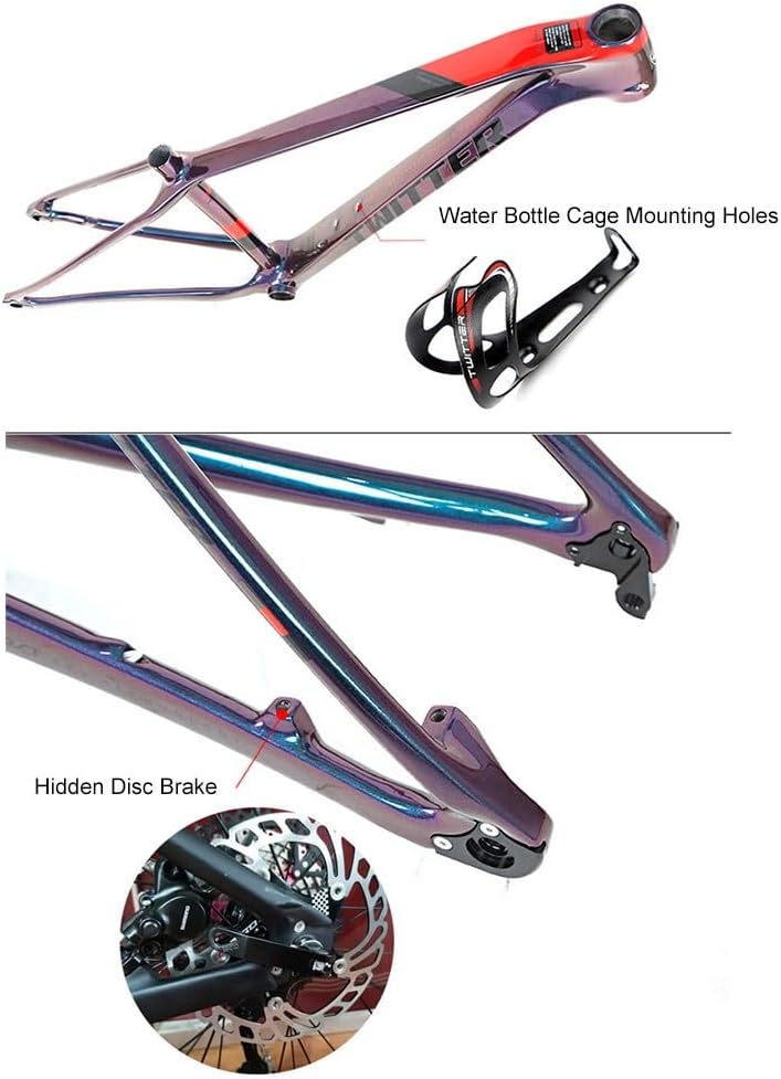 TUJISEK Carbon Fiber Frame 29er Mountain Bikes Frame Thru Axle 12 * 148mm Boost 15''/17''/19'' Mountain Bikes Frame Disc Brake Internal Routing