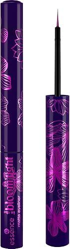 Essence in the bloom'light matte eyeliner, résultat instanta